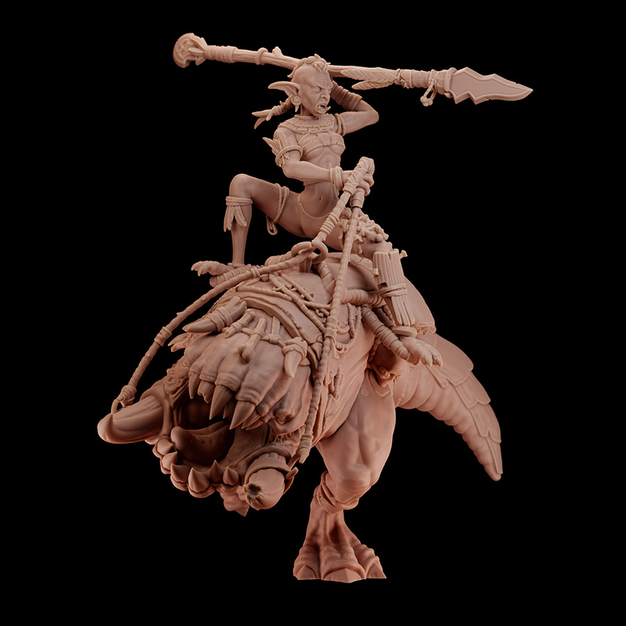 SOB'WA, Crogg Rider (Mounted)